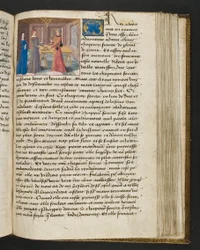 Seite aus Cent Nouvelles Nouvelles, c.1461-62
