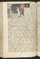 Seite aus Cent Nouvelles Nouvelles, c.1461-62