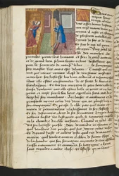 Seite aus Cent Nouvelles Nouvelles, c.1461-62