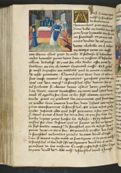Seite aus Cent Nouvelles Nouvelles, c.1461-62
