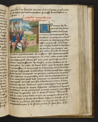 Seite aus Cent Nouvelles Nouvelles, c.1461-62