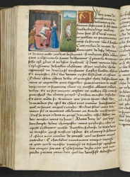 Seite aus Cent Nouvelles Nouvelles, c.1461-62