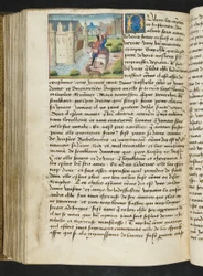 Seite aus Cent Nouvelles Nouvelles, c.1461-62