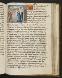 Seite aus Cent Nouvelles Nouvelles, c.1461-62