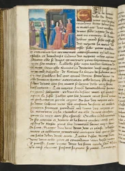 Seite aus Cent Nouvelles Nouvelles, c.1461-62