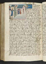 Seite aus Cent Nouvelles Nouvelles, c.1461-62