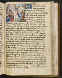 Seite aus Cent Nouvelles Nouvelles, c.1461-62