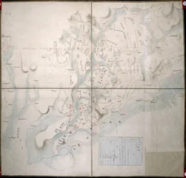 Karte für die Schlacht von Austerlitz, 2. Dezember 1805