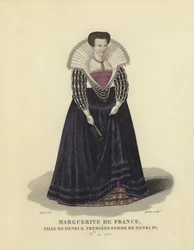 Margarete von Frankreich, Tochter von König Heinrich II. von Frankreich und erste Ehefrau von König Heinrich IV. von Frankreich