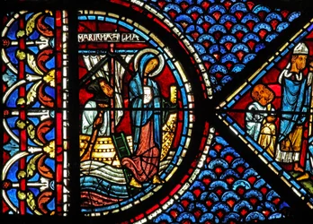 Maria-Magdalena-Fenster: Maria landet in der Provence