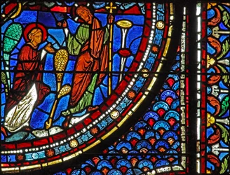 Maria-Magdalena-Fenster: Die Auferstehung - Noli Me Tangere