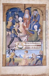 Massaker der Unschuldigen, Miniatur, ca. 1450