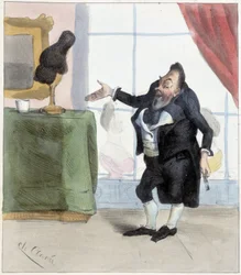 Mayeux-Perücke, ca. 1850