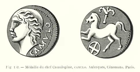 Medaille des Häuptlings Camulogene, Camulo, Aulerques, Cenomans, Paris