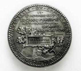 Medaille zur Eröffnung des Suezkanals am 17. November 1869 (Metall)