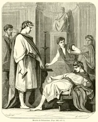 Mord an Britannicus (Gravur)