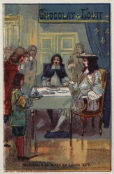 Molière am Tisch von Ludwig XIV.