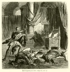 Tod des Hohepriesters Eli