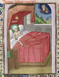 Die Vision des Obadja, aus der Bibel von Jean XXII