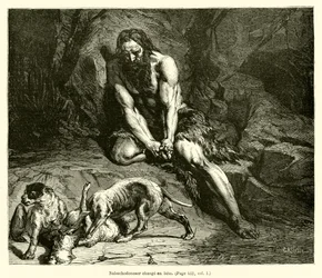 Nebukadnezar wird in ein Tier verwandelt