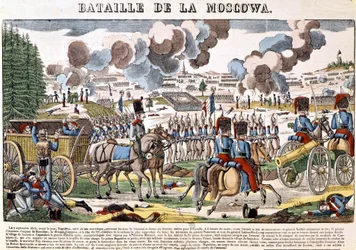 Napoleon I. in der Schlacht von Moskau