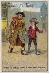 Napoleon kommt als Kind mit seinem Vater in Paris an