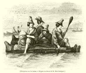 Navigation auf den Balsas (Gravur)