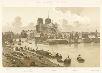 Notre-Dame, Bischofssitz und Kreuzgang, 1595