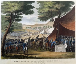 Befriedung der Vendée, der Erste Floréal, Jahr 3 der Republik