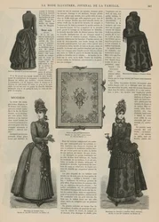 Seite aus La Mode Illustrée