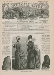 Seite aus La Mode Illustrée