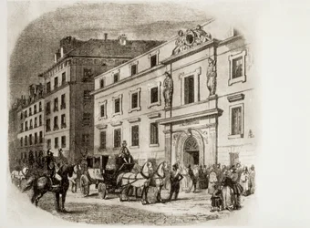 Pariser Konservatorium in den 1830er Jahren (Gravur)