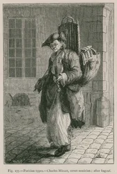 Pariser Typen, Charles Minart, Straßenmusiker (nach Ingouf)