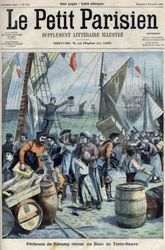 Fischer von Fécamp: Rückkehr von der Neufundlandbank, in „Le Petit Parisien“.