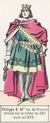 Philipp II., 42. König von Frankreich, bestieg den Thron 1180, gestorben 1223
