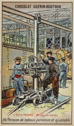 Tragbare und verstellbare Metallbohrmaschine