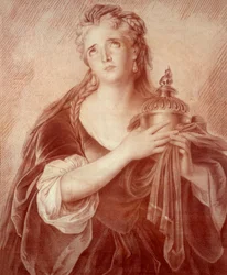 Porträt von Adrienne Lecouvreur (1692-1730), französische Schauspielerin
