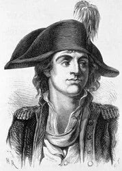 Porträt von Antoine Joseph Santerre (1752-1809), französischer Politiker - in „Die Geschichte Frankreichs“ von Henri Martin