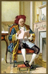 Porträt von Bernard Le Bouyer (Le Bovier) de Fontenelle (1657-1757)
