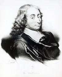Porträt von Blaise Pascal (1623-62), graviert von Francois Seraphin Delpech (1778-1825)