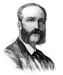 Porträt von Charles Baihaut (1843-1917), französischer Politiker. Gravur in „Le Monde Illustré“, 16. Januar