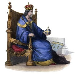 Porträt von Karl I. von Neapel (Karl von Anjou) (1227-1285), König von Sizilien