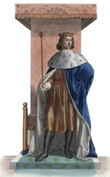 Porträt von Karl V. von Frankreich, genannt der Weise (1338-1380), König von Frankreich