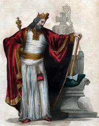 Porträt von Chlodwig I. (466-511), König der Franken