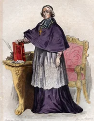 Porträt von François de Salignac de La Mothe-Fénelon (1651-1715), französischer Erzbischof, Theologe, Dichter und Schriftsteller