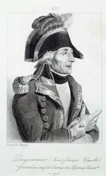 Porträt von General Dugommier, Kommandant der Nationalgarde von Martinique 1790