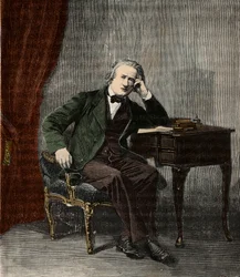 Porträt von Henri Victor Regnault (1810-1878), französischer Physiker und Chemiker - Gravur in "Sciences made available to all - physics and chemistry populaires" von Alexis Clerc - Ende 19. Jahrhundert - Privatbesitz