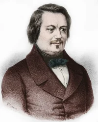 Porträt von Honoré de Balzac (1799-1850), französischer Romanautor