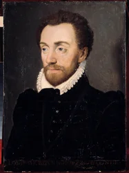 Porträt von Louis I. von Bourbon, erster Prinz von Condé (1530-1569) im Jahr 1561
