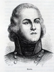 Porträt von Louis Lazare Hoche (1768-1797), französischer General - in „L